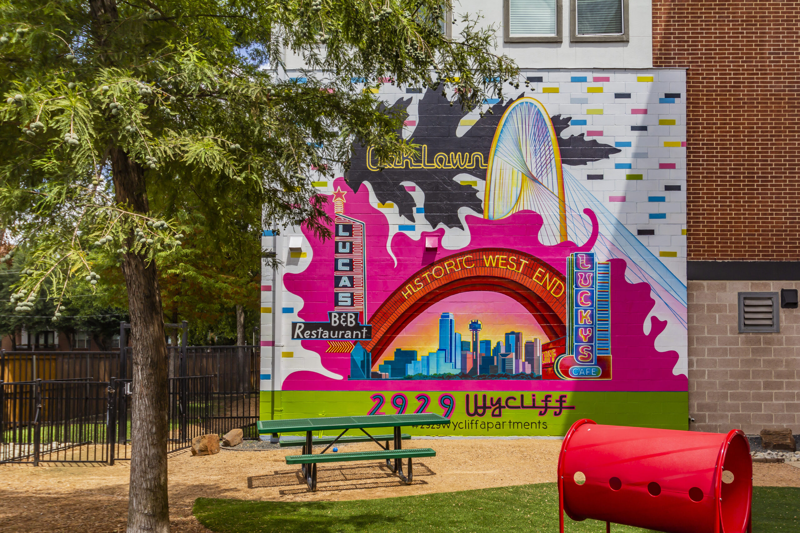 Wycliff Custom Painted Mural in Dallas, Texas